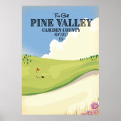 Pine Valley Camden County New Jersey USA Golf Poster (Voorkant)