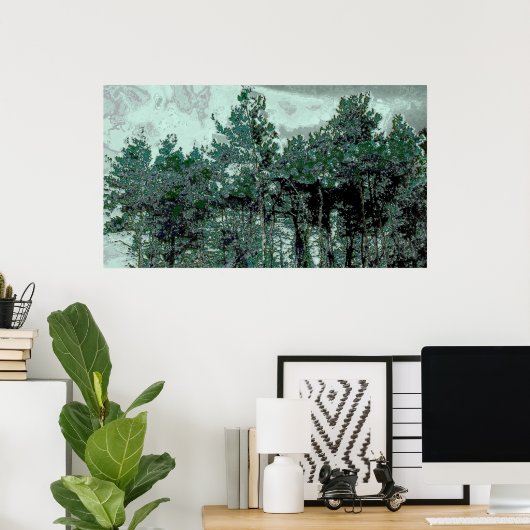 Pine voor morgen poster (Thuiskantoor)