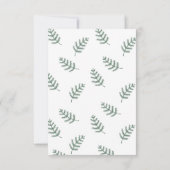 Pine Wedding RSVP-Kaart RSVP Kaartje (Achterkant)