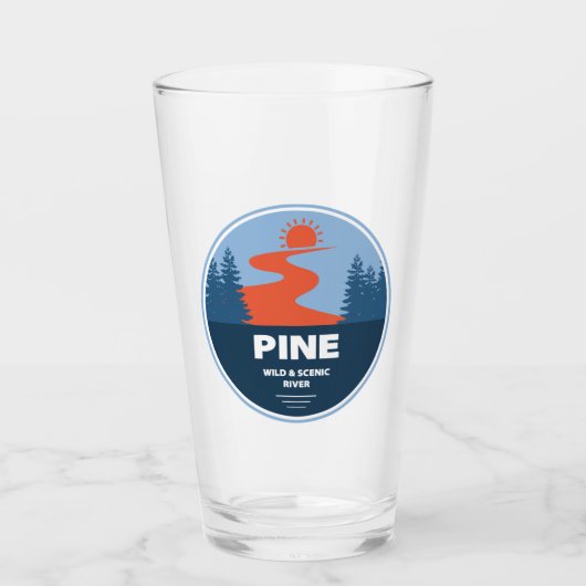 Pine Wild en Scenic River Glas (Voorkant)