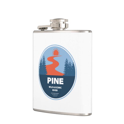 Pine Wild en Schilderachtig rivier Heupfles (Links)