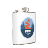 Pine Wild en Schilderachtig rivier Heupfles (Rechts)