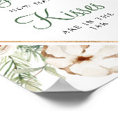 Pine Winter Hoeveel Kusjes Pot Bruiloft Borrel Bor Poster (Hoek)