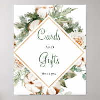 Pine Winter Kaarten en Cadeaus Bruiloft Borrel Bor