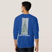 Pine-y aandacht voor lelijk kerstsweatshirt trui (Achterkant volledig)