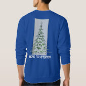 Pine-y aandacht voor lelijk kerstsweatshirt trui (Achterkant)