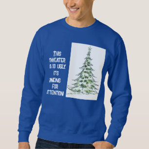 Pine-y aandacht voor lelijk kerstsweatshirt trui