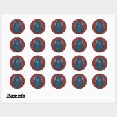 Pineal Prophet Ronde Sticker (Vel)