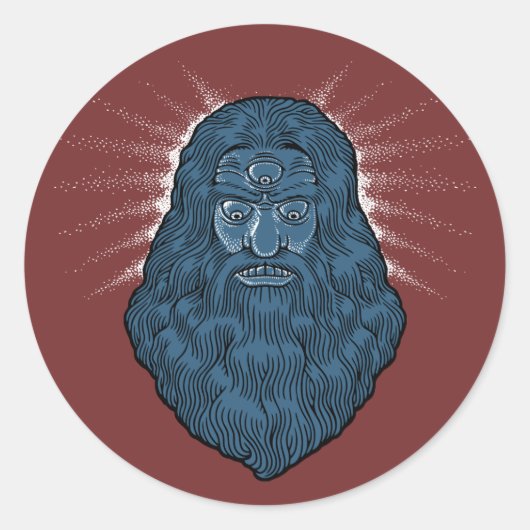 Pineal Prophet Ronde Sticker (Voorkant)