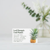Pineappel Afbeelding-brede serviceruis Visitekaartje (Staand voorkant)
