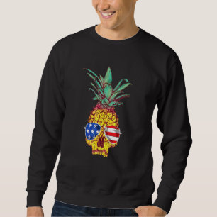 Pineappel Amerikaanse vlag Zonnebrillen 4 juli jon Trui