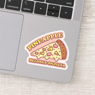 Pineappel behoort tot de Pizza - Pro Hawaiian Pizz Sticker