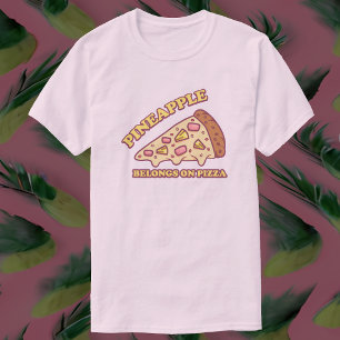 Pineappel behoort tot de Pizza - Pro Hawaiian Pizz T-shirt