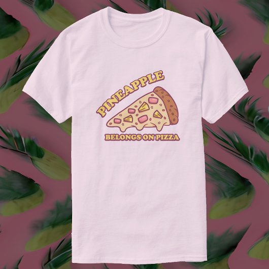 Pineappel behoort tot de Pizza - Pro Hawaiian Pizz T-shirt