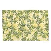 Pineappel Camo Hawaiian Tropisch - Gele olijven Kussensloop (Voorkant)