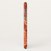 Pineappel Camo Hawaiian Tropisch - Oranje Case-Mate iPhone Case (Achterkant/links)
