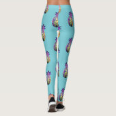Pineappel Express blauw Leggings (Achterkant)