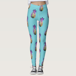 Pineappel Express blauw Leggings