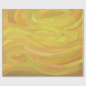 Pineappel Gele Zwervel Cadeaupapier (Vlak)