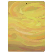 Pineappel Gele Zwervel Klembord (Achterkant)