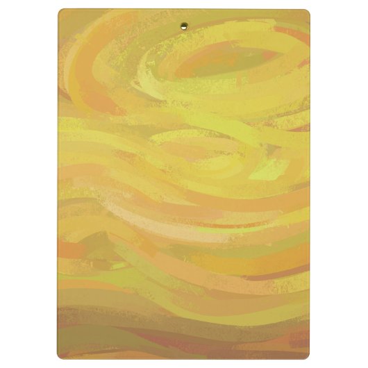 Pineappel Gele Zwervel Klembord (Achterkant)