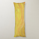 Pineappel Gele Zwervel Lichaamskussen (Achterkant (Verticaal))
