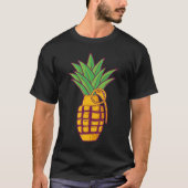Pineappel Hand Grenade Bomb Summer T-shirt (Voorkant)