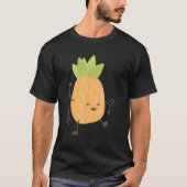 Pineappel Happy Dansancing Summer T-shirt (Voorkant)