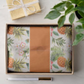 Pineappel Hibiscus en Palm Fronds Tissuepapier (Geschenk)