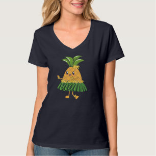 Pineappel Lover Hallo zomervakantie Tropische koor T-shirt