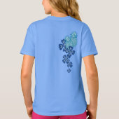 Pineappel Luau Girl's T-Shirts (Achterkant)