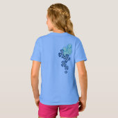 Pineappel Luau Girl's T-Shirts (Achterkant volledig)