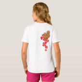 Pineappel Luau Girl's T-Shirts (Achterkant volledig)