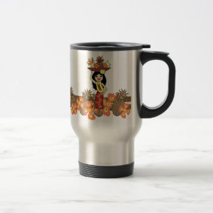 Pineappel Luau Tropical Travel Mugs Reisbeker