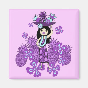 Pineappel Luau Tropische Magneten