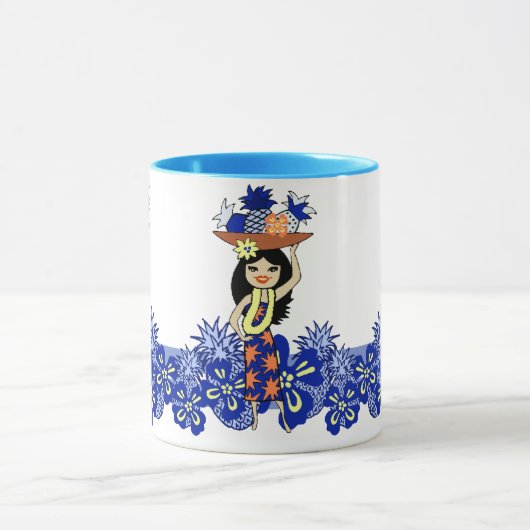 Pineappel Luau Tropische Mokken (Midden)