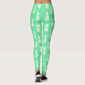 Pineappel Mint Pattern 2 Leggings (Achterkant)