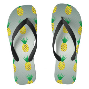 Pineappel Modern Styed Trendy Vector Teenslippers