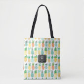 Pineappel Monogram Patroon | CANVAS TAS (Voorkant)