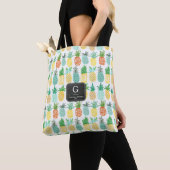 Pineappel Monogram Patroon | CANVAS TAS (Dichtbij)