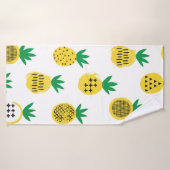 Pineappel naadloos patroon. ontwerp van het kind. badhanddoek (Badhanddoek)