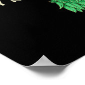 Pineappel ondersteboven waar de partij schimmelwij poster (Hoek)