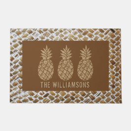 Pineappel op maat deurmat