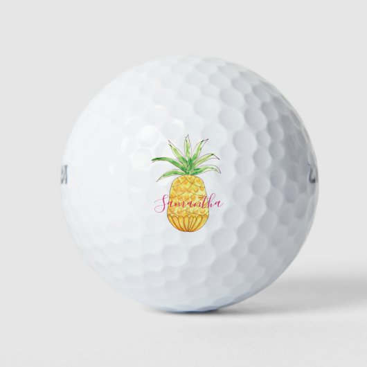 Pineappel op maat golfballen (Voorkant)