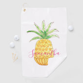 Pineappel op maat golfhanddoek (Insitu)