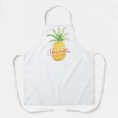 Pineappel op maat schort (Voorkant)