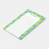 Pineappel Party Patroon PIONISEREN IT-Waterverf AA Post-it® Notes (Schuin)