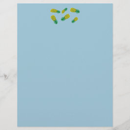 Pineappel Pattern Letterhead