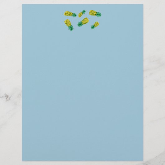 Pineappel Pattern Letterhead (Voorkant)