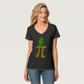 Pineappel Pi Funny Pi Dag Pi Neapple Pi T-shirt (Voorkant volledig)